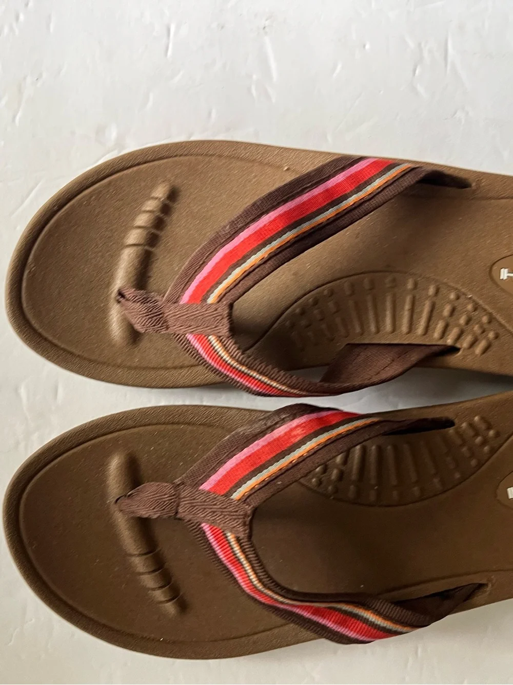 Okabashi Flip Flops Beach Shoes Made USA Women’s M 6 1/2 - 7 1/2